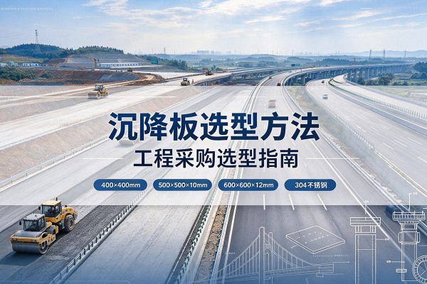 胶州沉降板选择方法