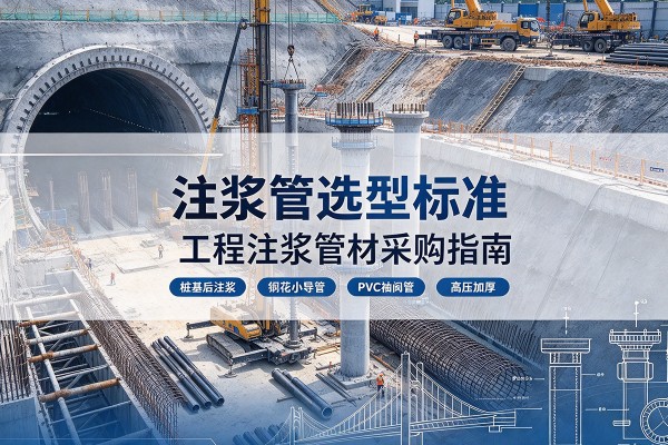 胶州注浆管选型标准