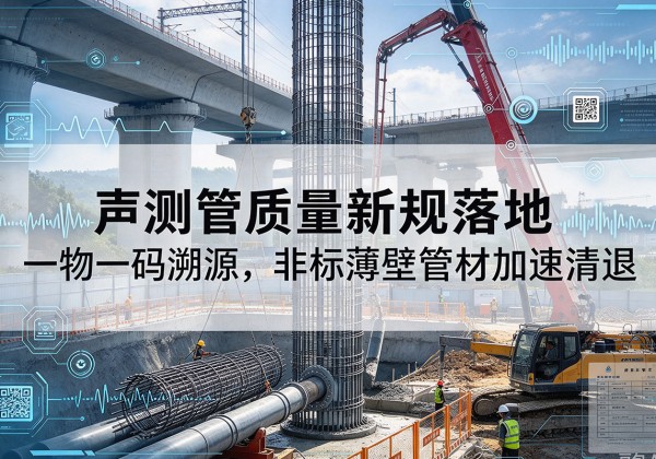 胶州声测管质量新规落地，一物一码溯源，非标薄壁管材加速清退